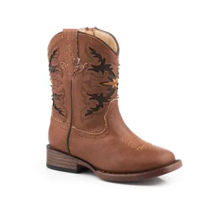 09-017-1900-2932BR Roper Toddler Amos Cognac Boot