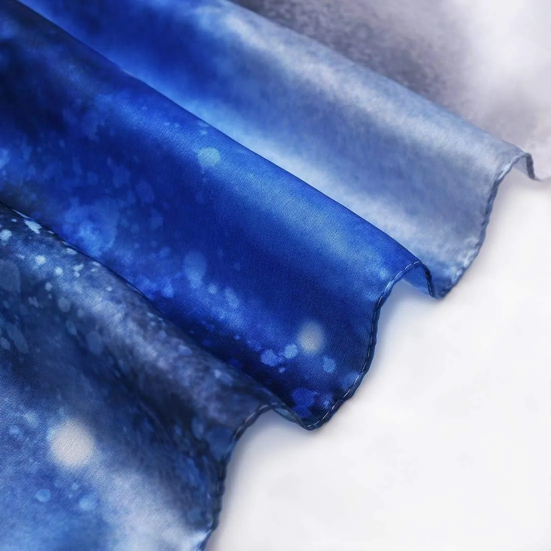 100% Mulberry Silk Scarf-Printed or Solid Color 35” Square Large Silk Hair Head Wrap Scarf With Gift Box Package