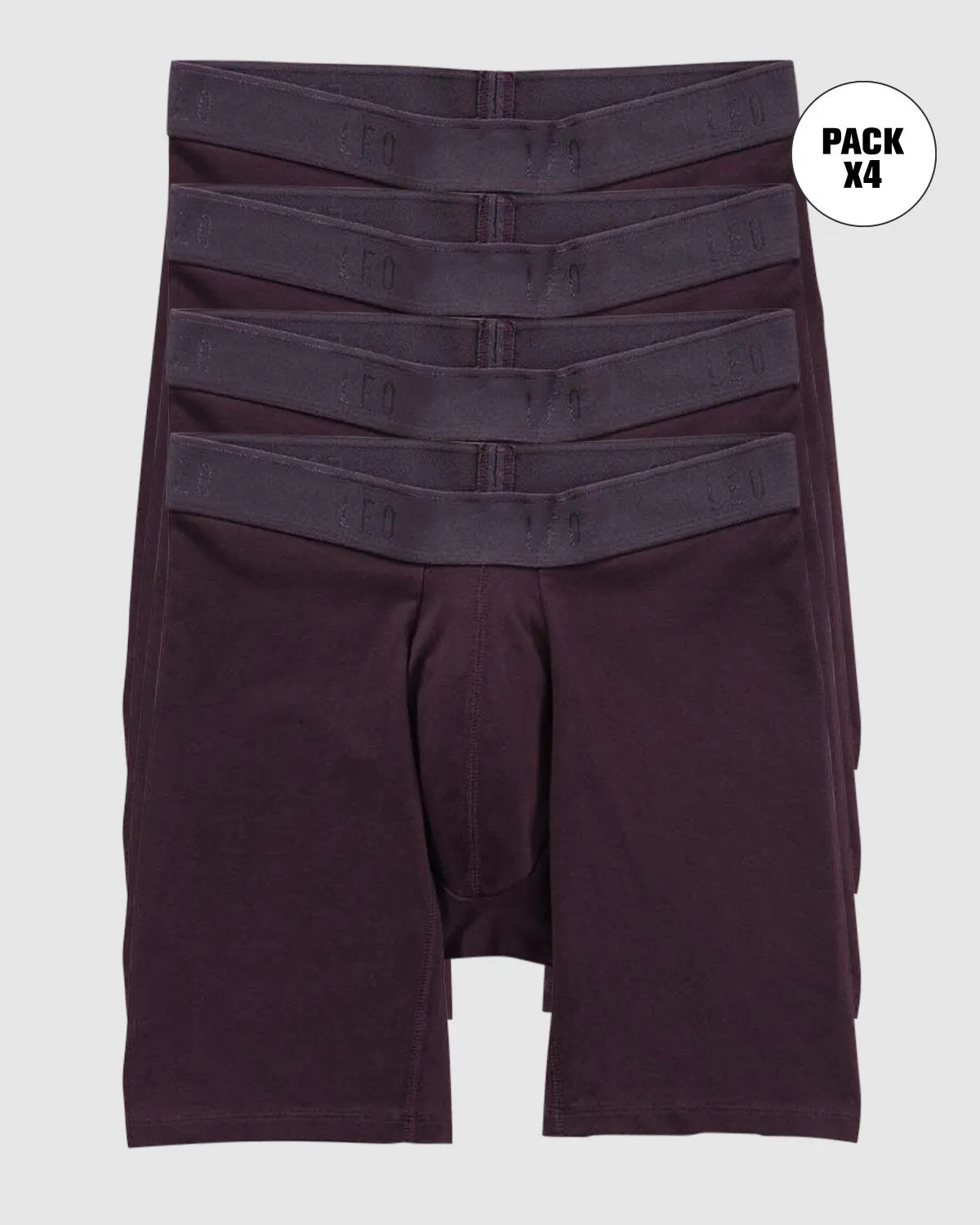 4-Pack Long Boxer Briefs