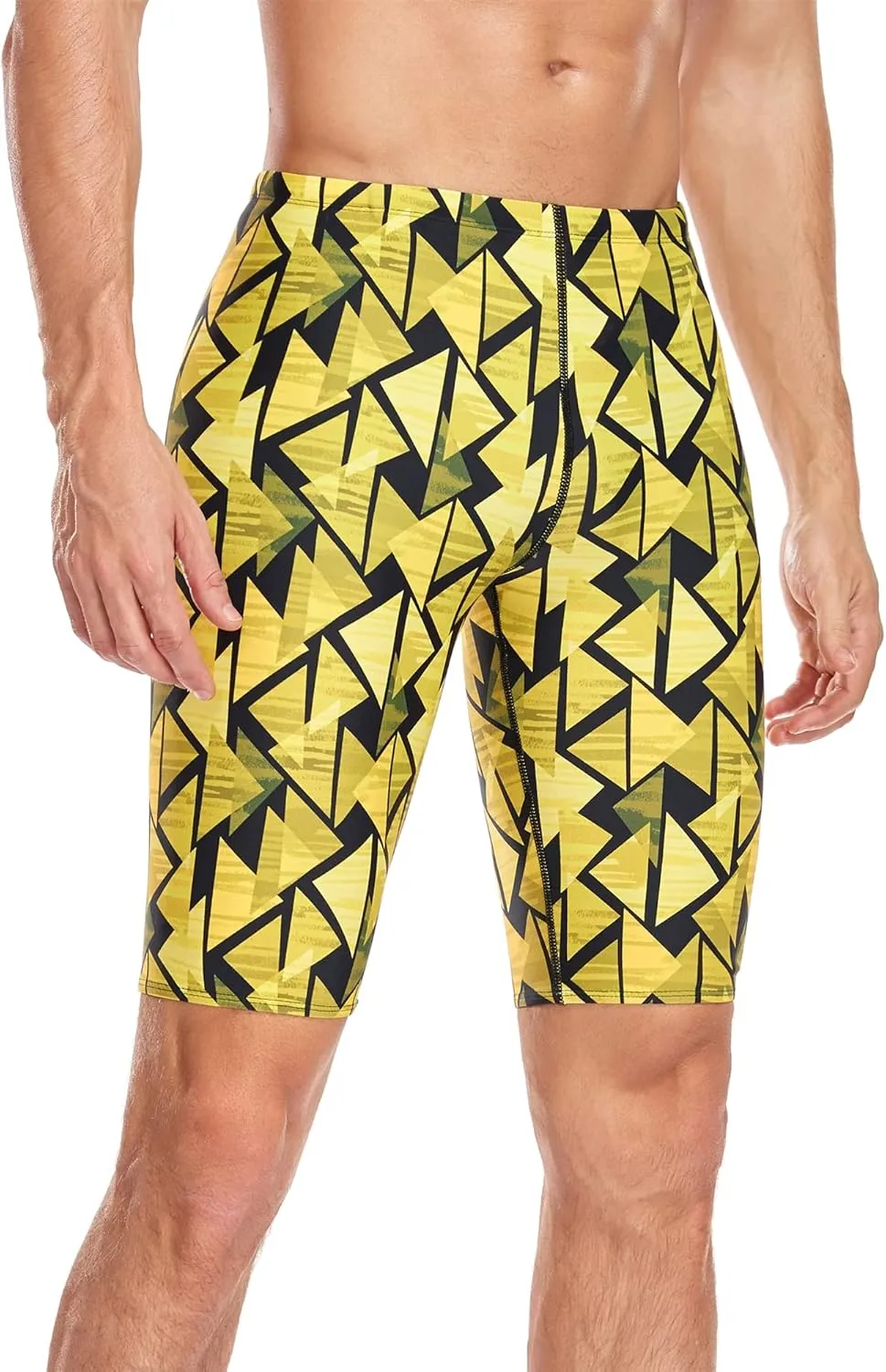 Adoretex Boy's/Men's Printed Pro Athletic Jammer Swimsuit Swim Shorts