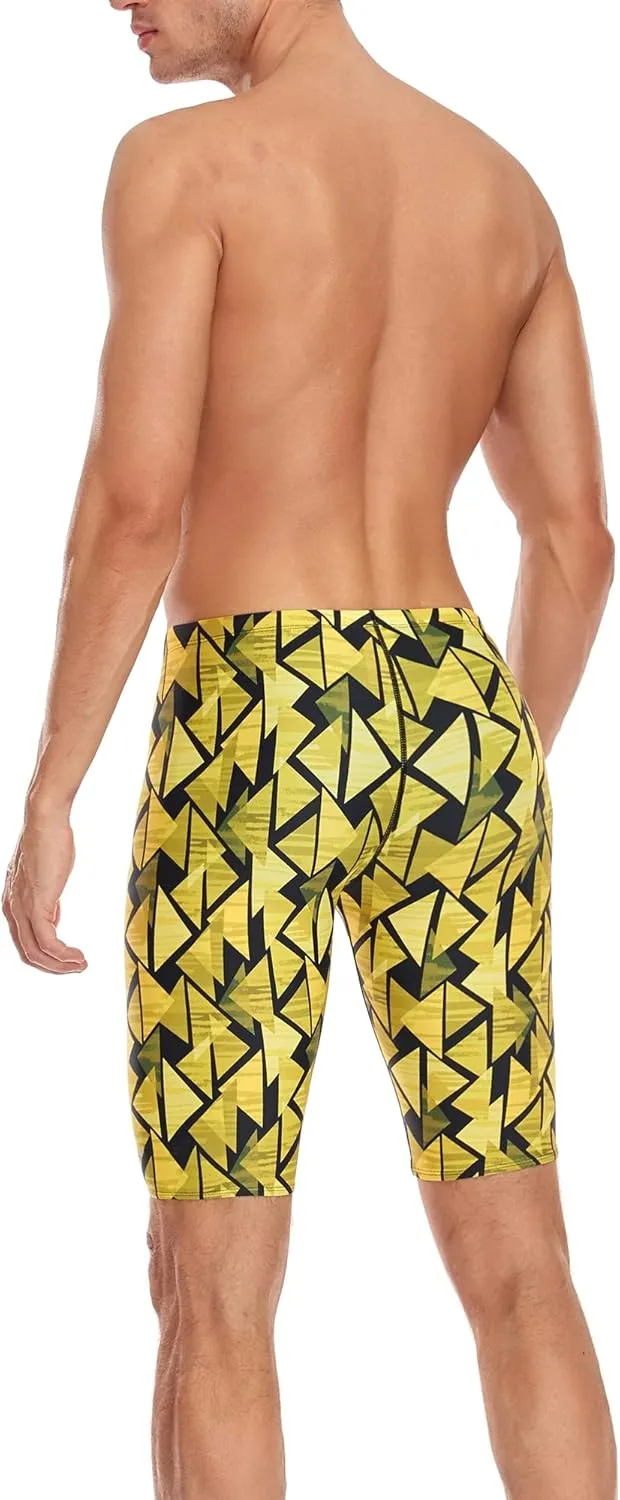 Adoretex Boy's/Men's Printed Pro Athletic Jammer Swimsuit Swim Shorts