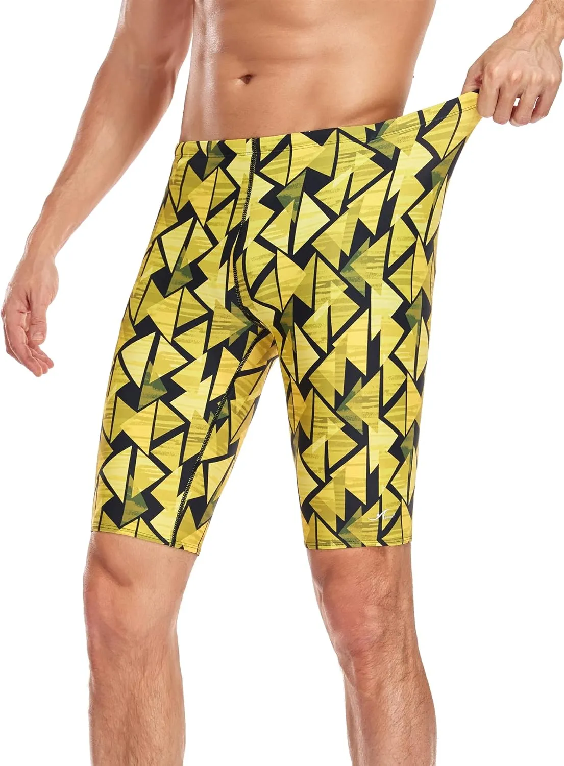 Adoretex Boy's/Men's Printed Pro Athletic Jammer Swimsuit Swim Shorts