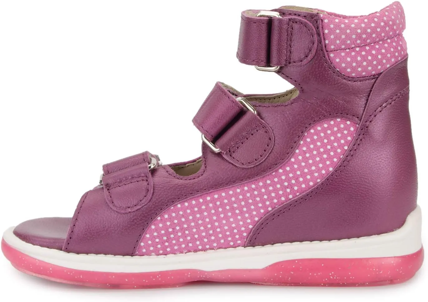 Agnes Corrective Orthopedic High-Top AFO Leather Sandal
