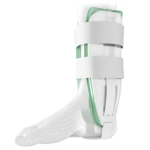 AnklePro Air Gel Stirrup Ankle Brace, Hard Core Side Stabilizer With Removable Cold Therapy Air Cushion & Gel Pad for Ankles, Ankle Brace for Women and Men, Ankle Support, Regular, White