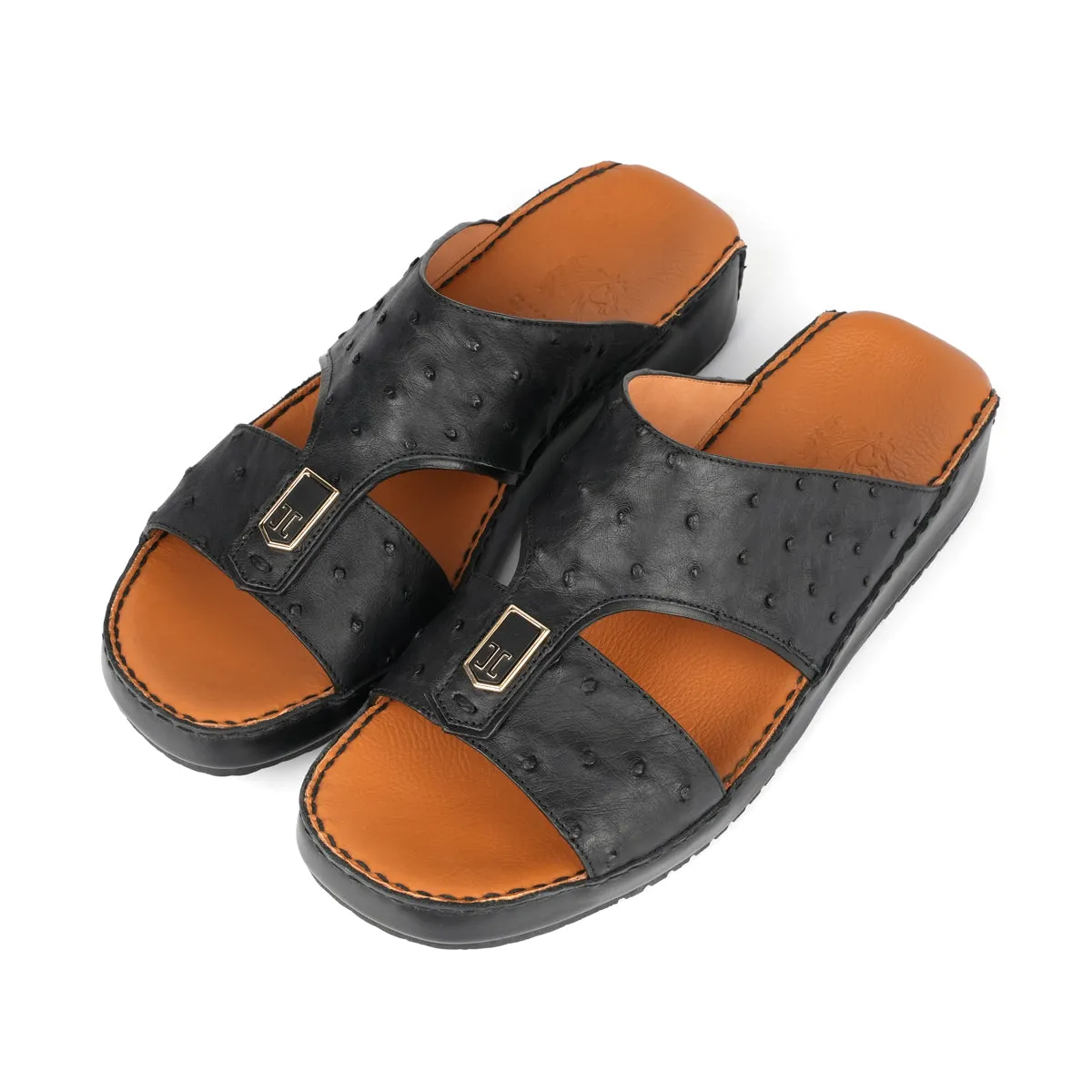 Arabic Men Sandal 3138 OSTRICH LEATHER