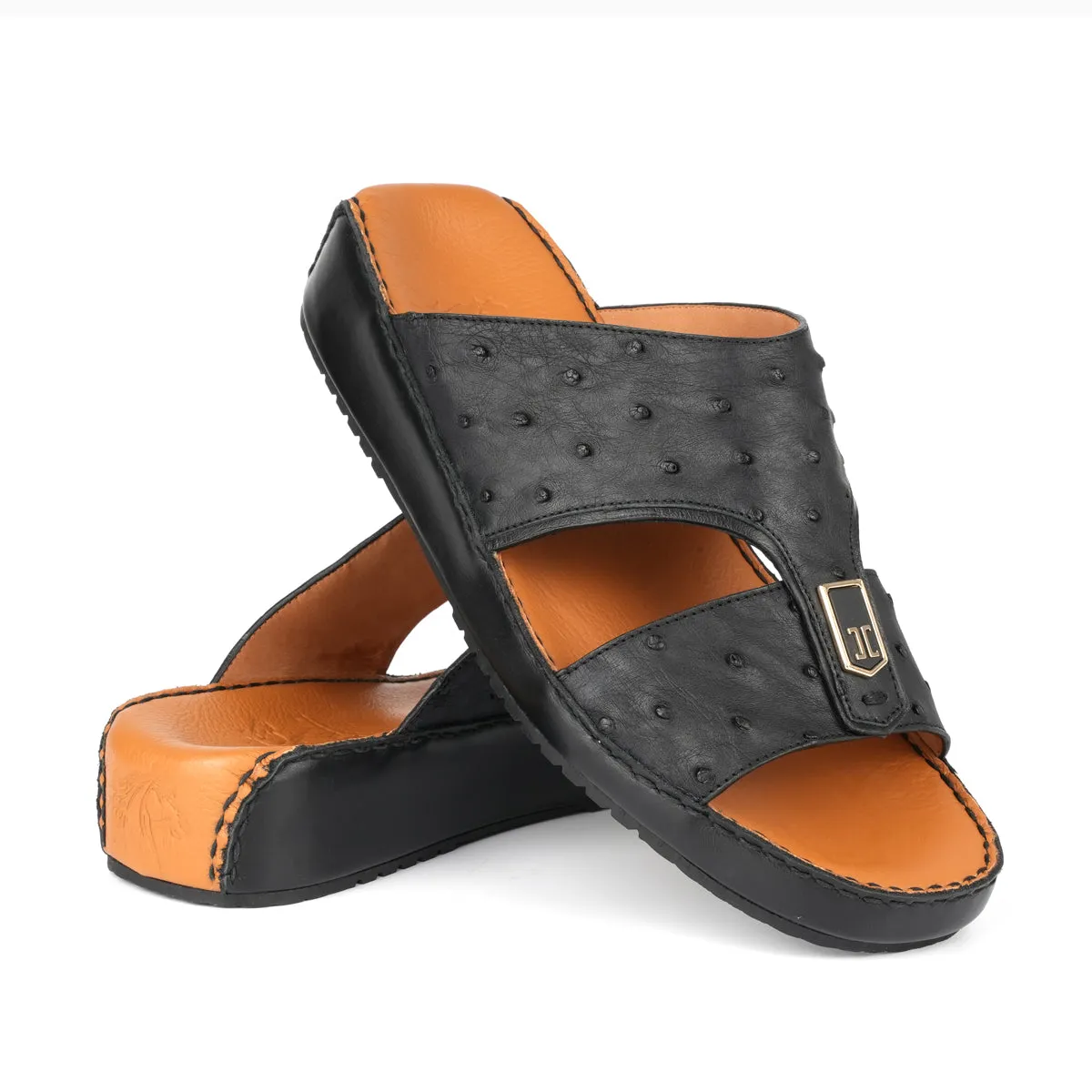 Arabic Men Sandal 3138 OSTRICH LEATHER