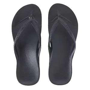 Archies Thongs Black - Standard Arch