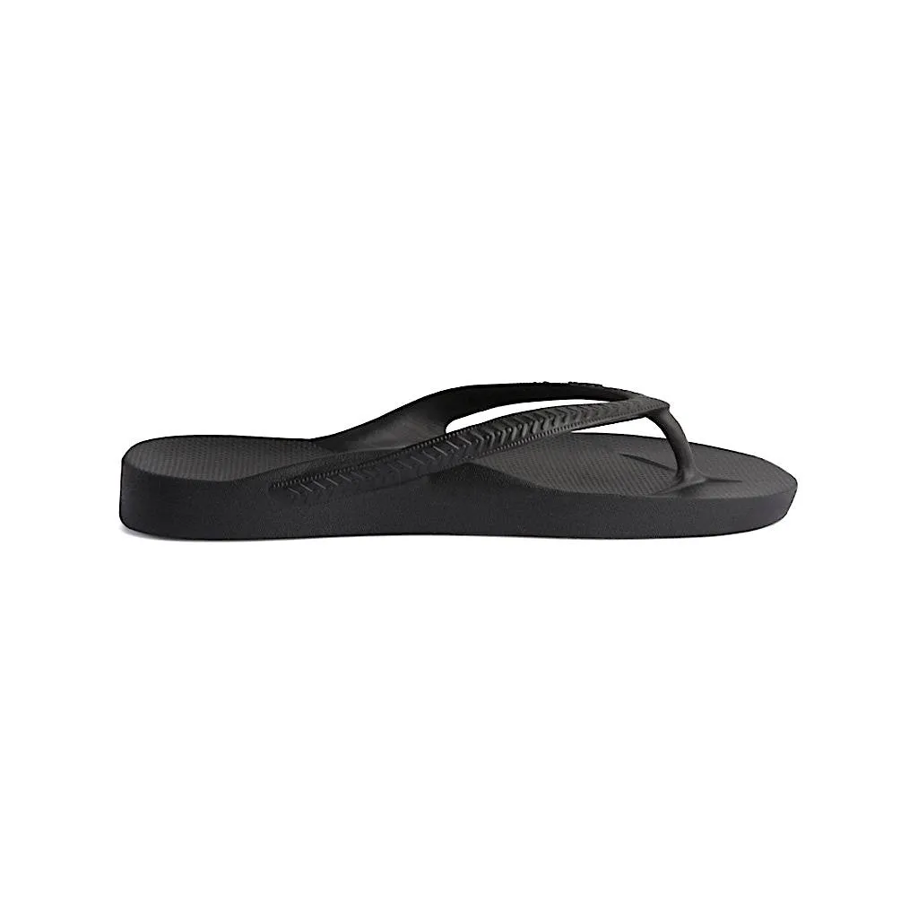 Archies Thongs Black - Standard Arch