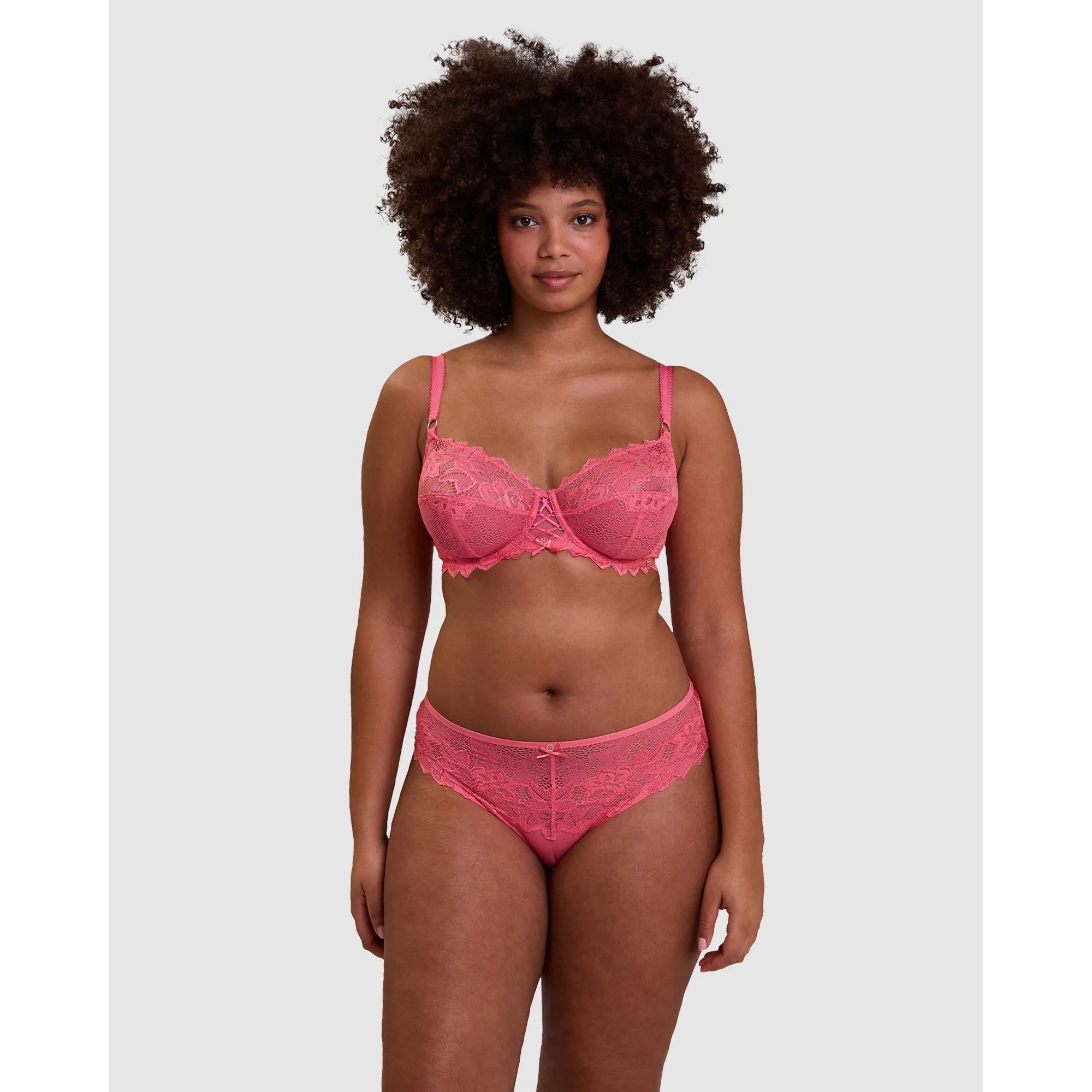 Arum Prima Underwire Unlined Scalloped Lace Bra
