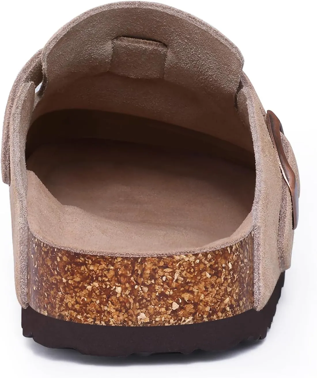 Asgard Suede Clogs Mules Potato Shoes with Comfort Cork Footbed - Wide Feet Please Half Size UP