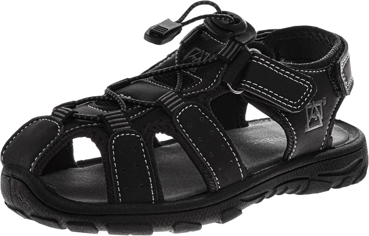 Avalanche Kids Close Toe Sandal with Strap Closure - Durable Walking Sport Sandals for Boys (sizes: 11-13 Little Kid / 1-4 Big Kid)