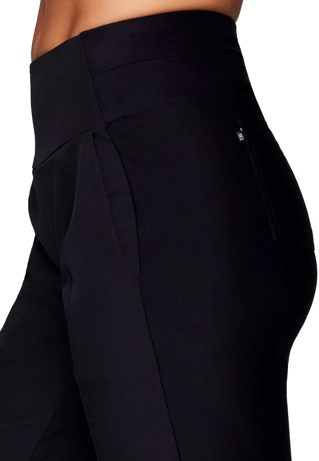 Avalanche Women's Hybrid Pant Lightweight Woven/Knit Flare Pant for Hiking, Travel, Quick Drying Bootcut Pant with Pockets