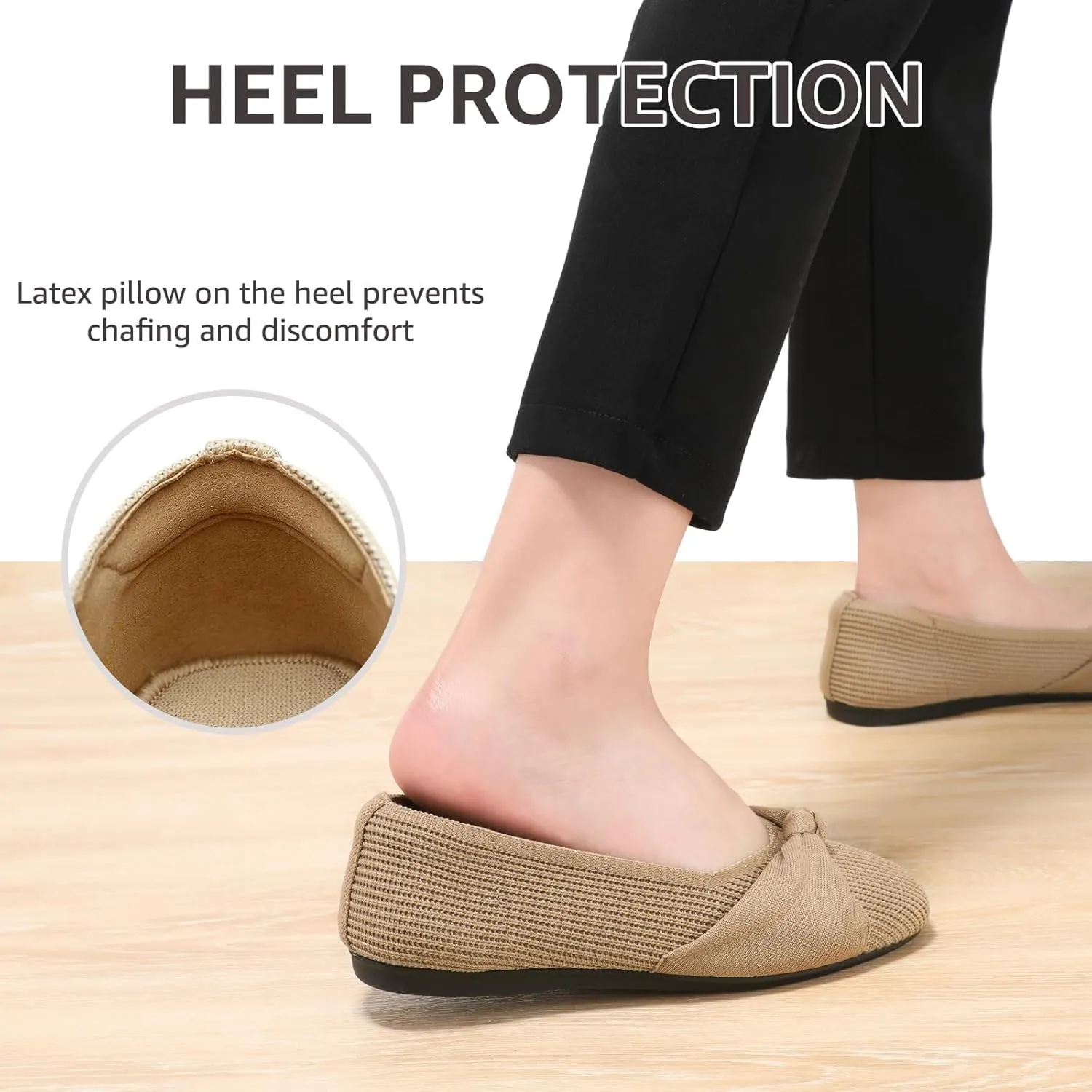 Bacia Women Flats Shoes Comfortable Washable Casual Ballet Flats