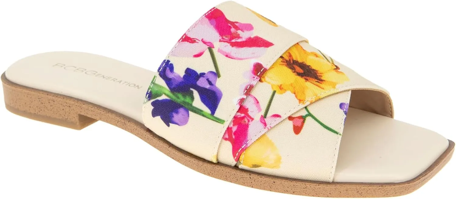 BCBGeneration Women's Summer Sandal Flat