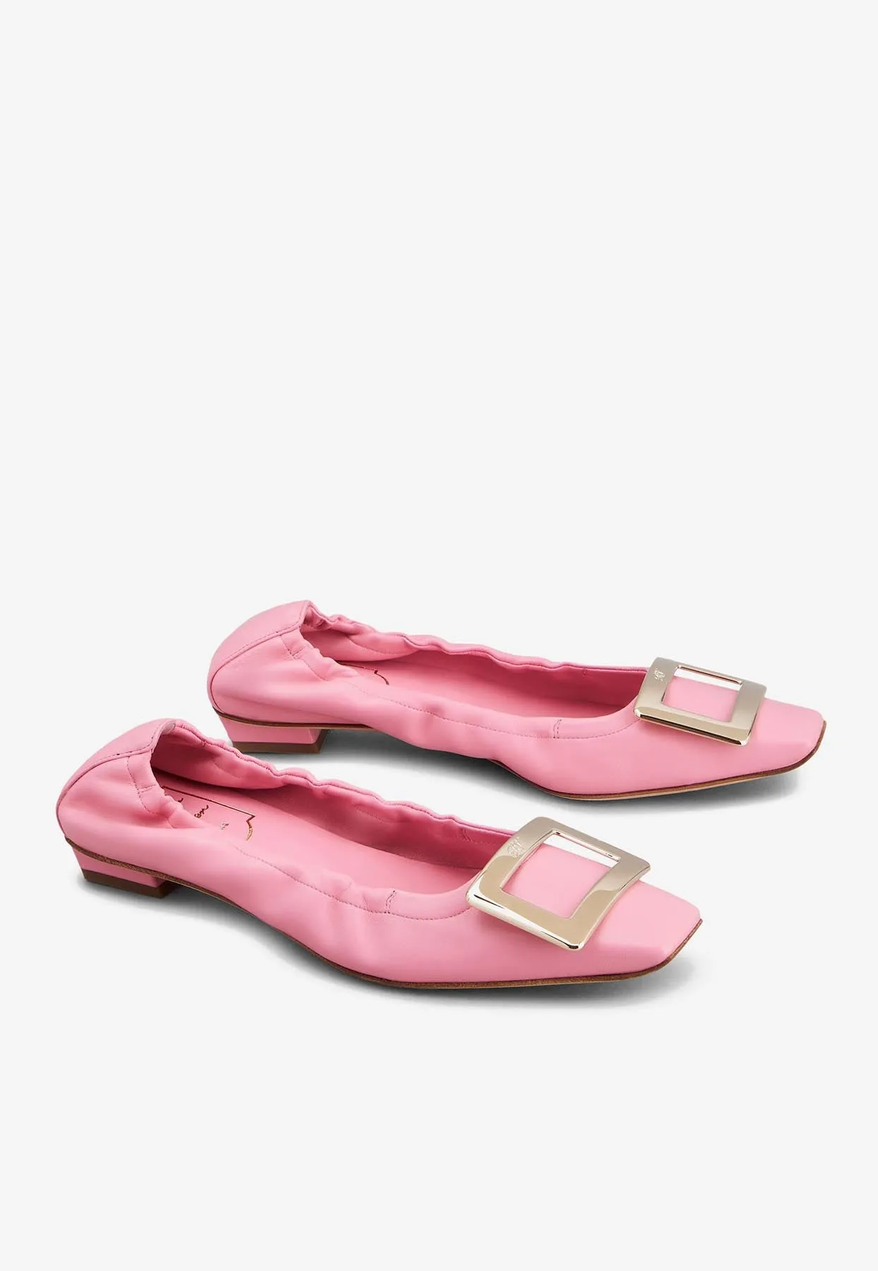 Belle Vivier Leather Ballet Flats