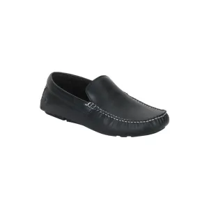 Bond Street by RedTape Men Black Loafers