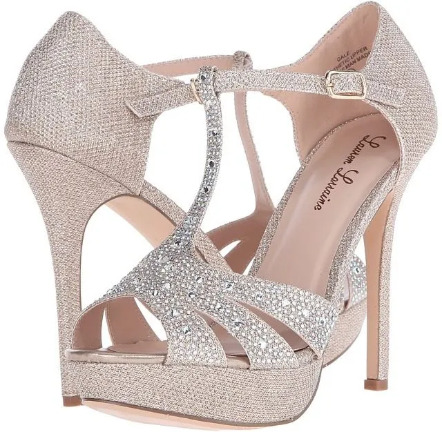 Broad collection Gale Sandals Dress Nude Fashion Toe Stiletto Sparkle Open Lorraine Durable Lauren Pumps