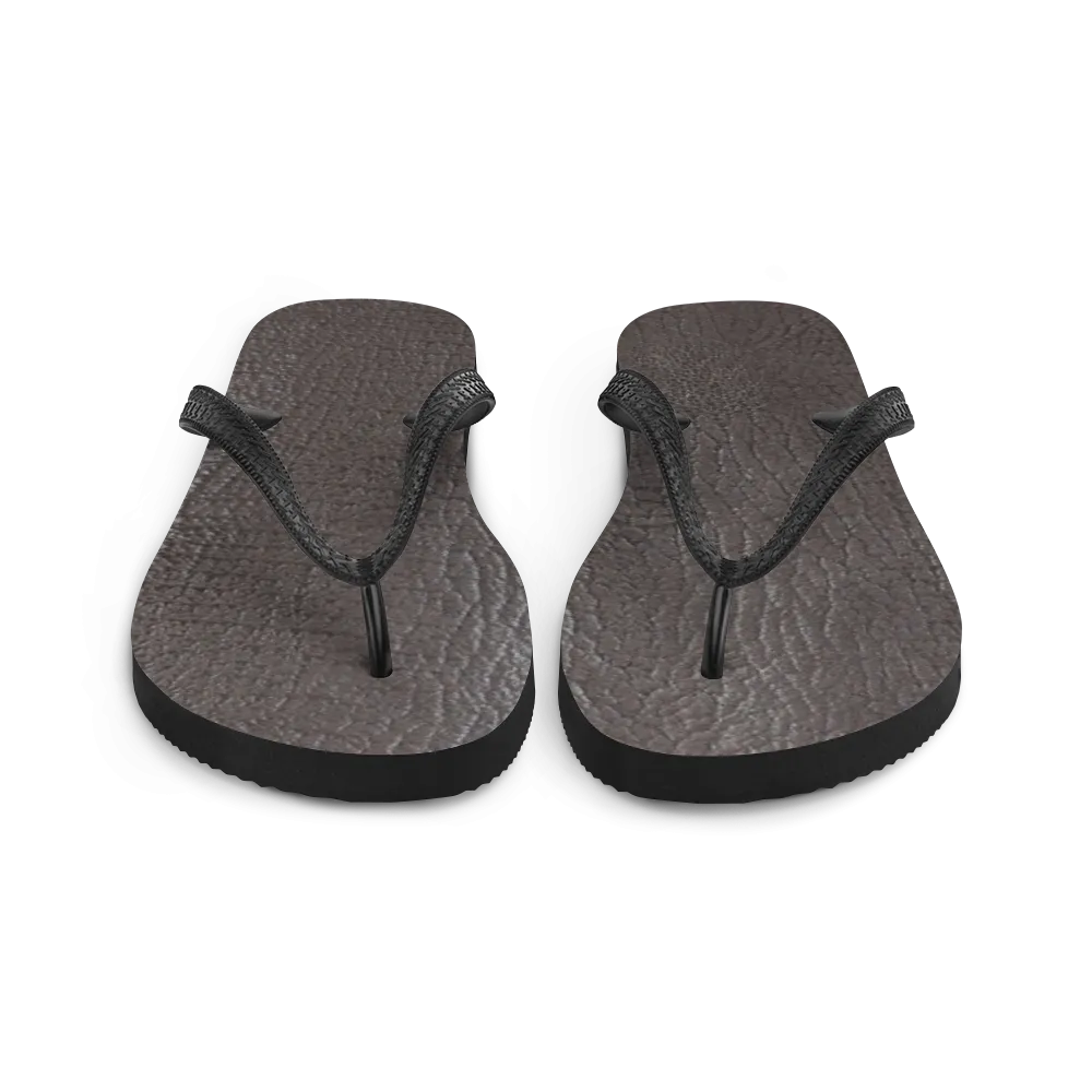 Bronze Shark Flip Flops