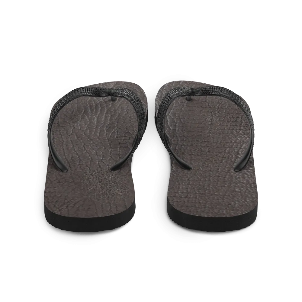 Bronze Shark Flip Flops