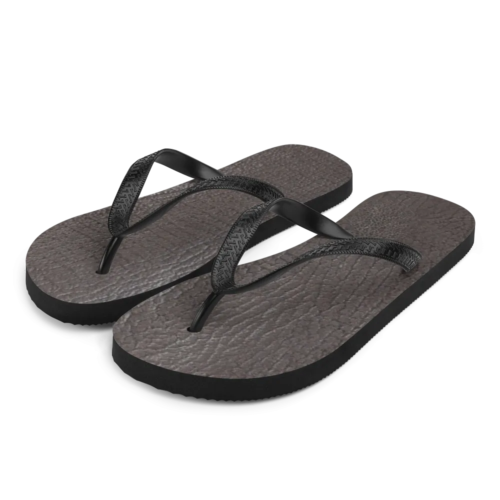 Bronze Shark Flip Flops