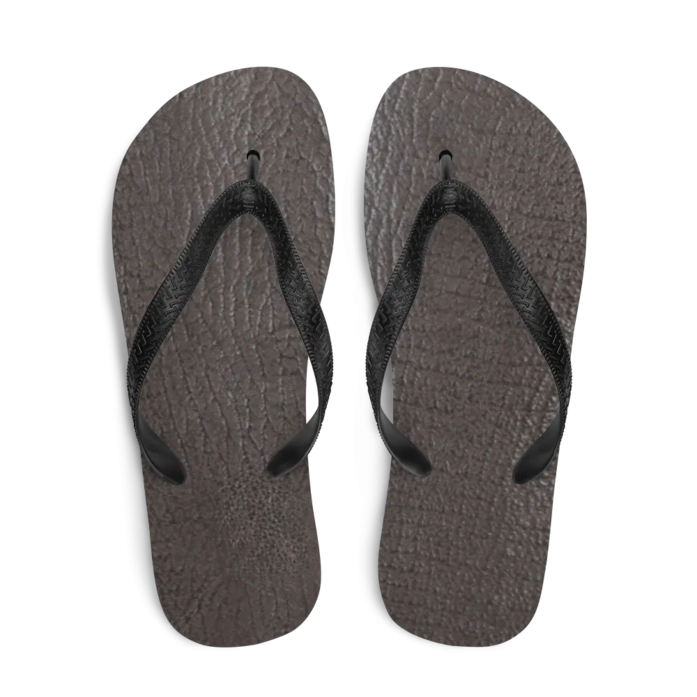 Bronze Shark Flip Flops
