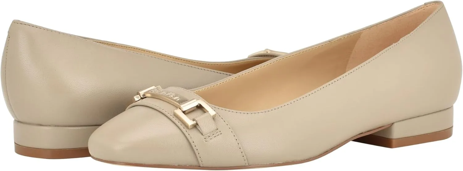 Calvin Klein Women's Crystil Ballet Flat