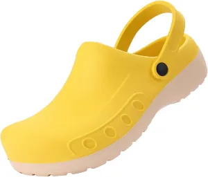 CERYTHRINA Men's Slip Resistant Work Clogs | Chef Clogs | Work Shoes