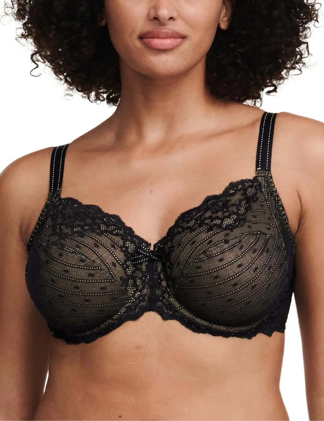 Chantelle Women's Rive Gauche Lace Full Coverage Unlined Bra