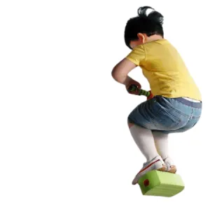 Children Jumping Frog Outdoor Exercise