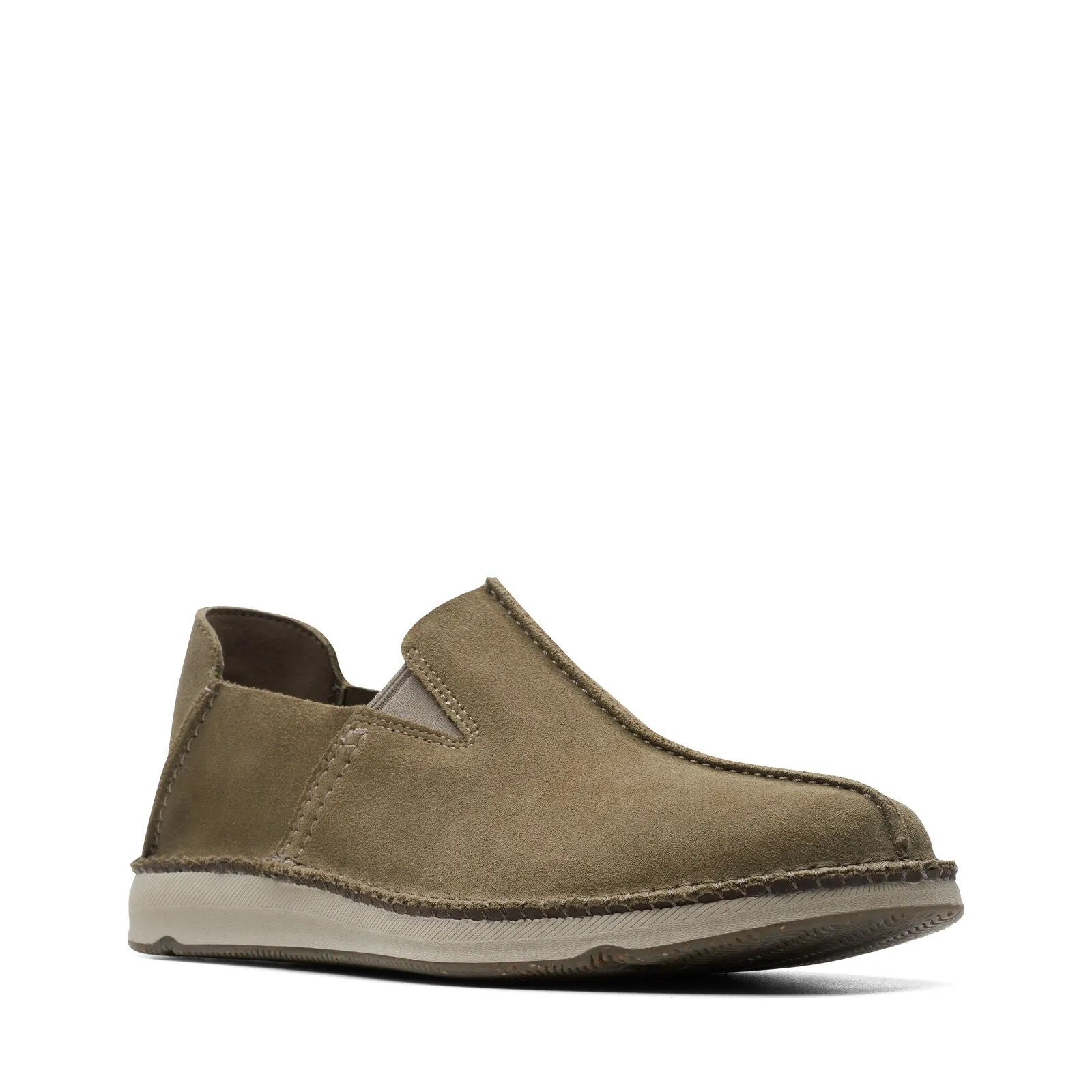 Clarks Men's Gorsky Step Dark Sand | Navy | Olive Suede