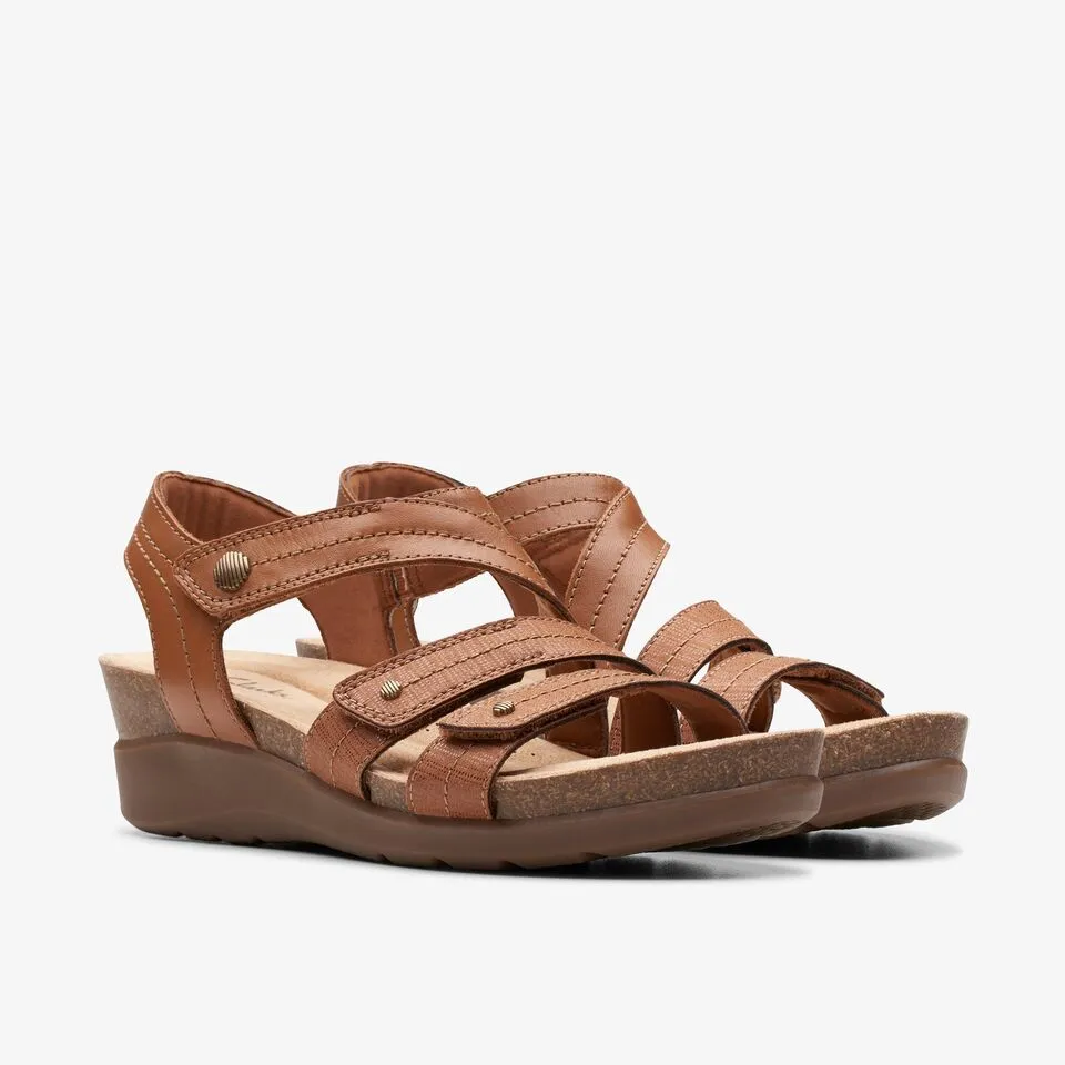Clarks Women's Calenne Clara Tan Combi 26177036