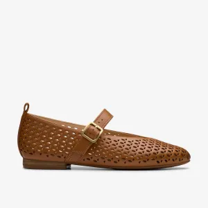 Clarks Women's Fawna Jane Tan Leather 26181228