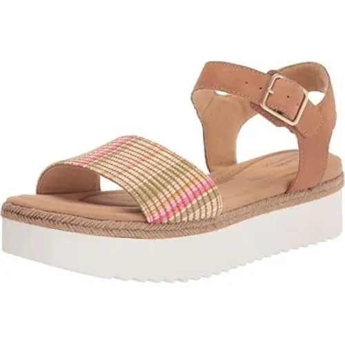 Clarks Women's Lana Shore Light Tan Combi