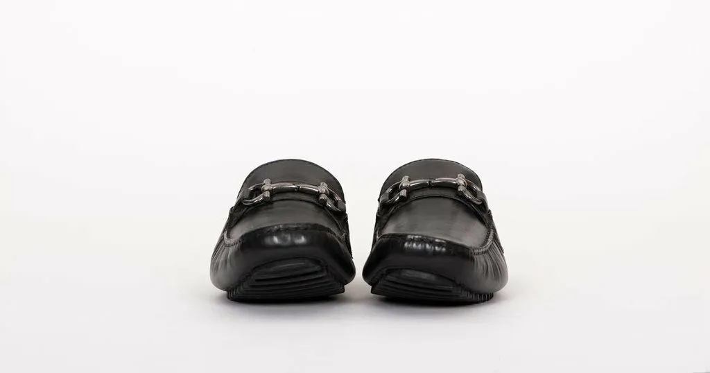 Comfortable Kings On Black Moccasins Mens Slip Everyday Leather Pair Free returns Popular choice Dress of