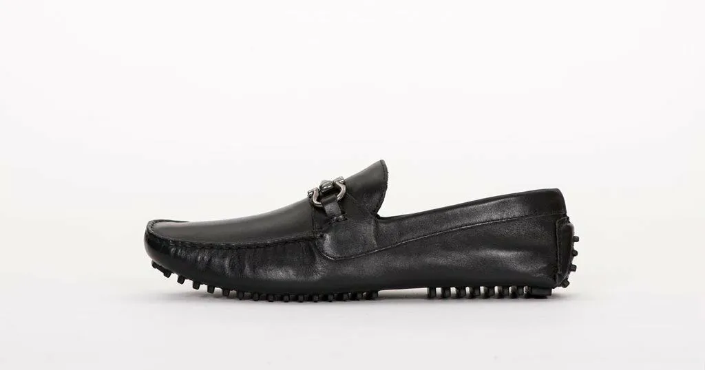 Comfortable Kings On Black Moccasins Mens Slip Everyday Leather Pair Free returns Popular choice Dress of