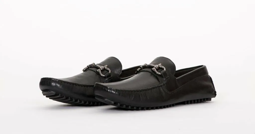 Comfortable Kings On Black Moccasins Mens Slip Everyday Leather Pair Free returns Popular choice Dress of