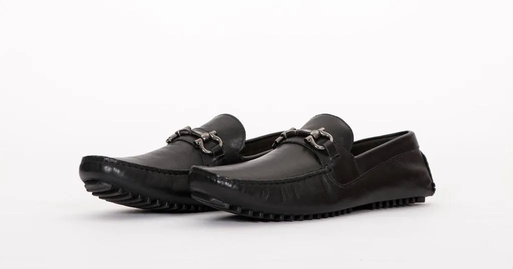 Comfortable Kings On Black Moccasins Mens Slip Everyday Leather Pair Free returns Popular choice Dress of