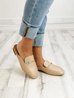 Corkys Charmer Loafer Slides in Camel