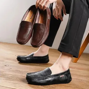 Cow Leather Walking Loafers