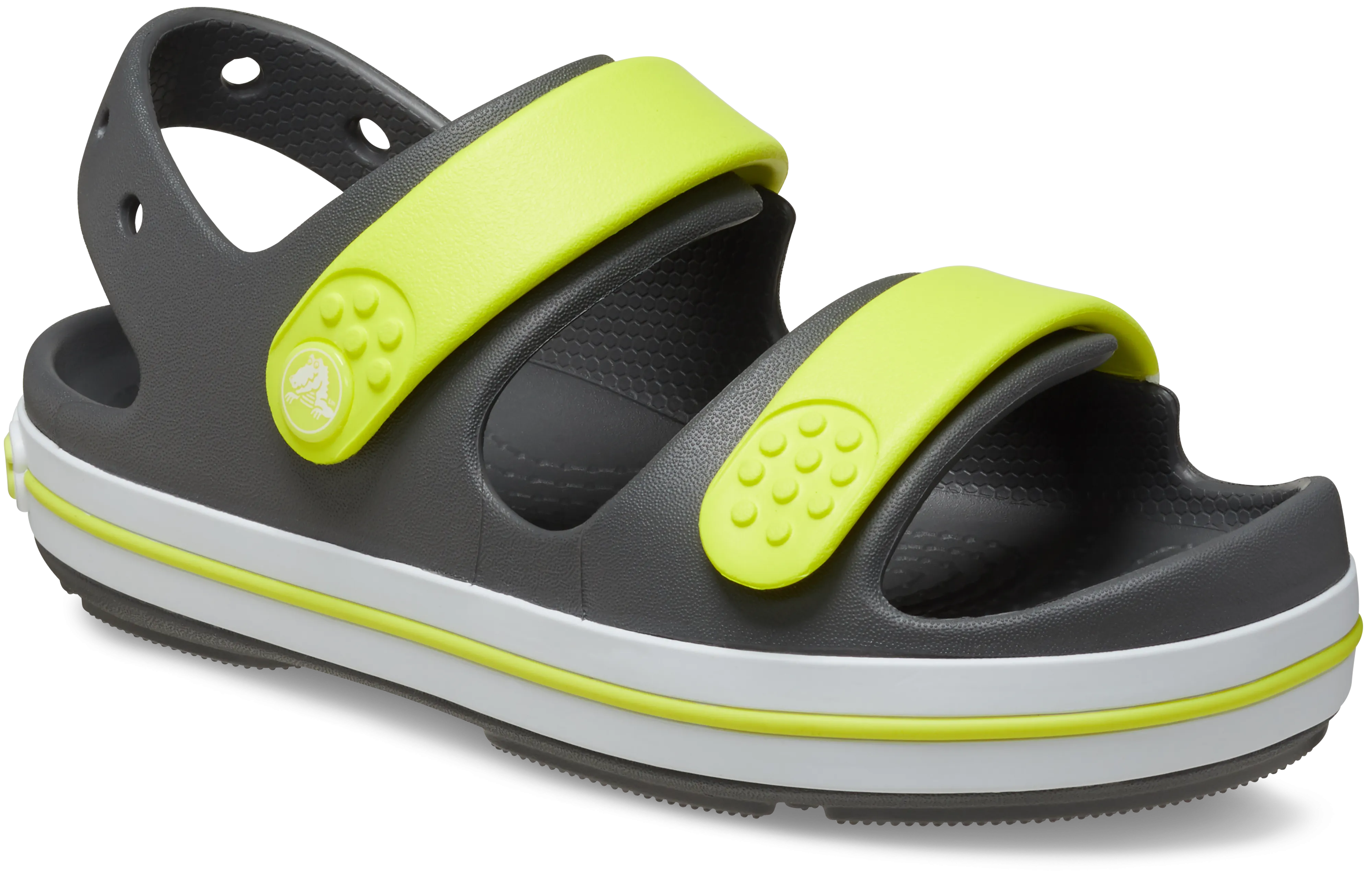 Crocs Crocband Cruiser Sandals - Toddler (Slate Grey) (SIZES C4-C10)