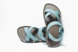 Cross Plus Brown Sole Grey Strap