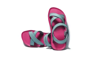 Cross Plus Pink Sole Grey Strap