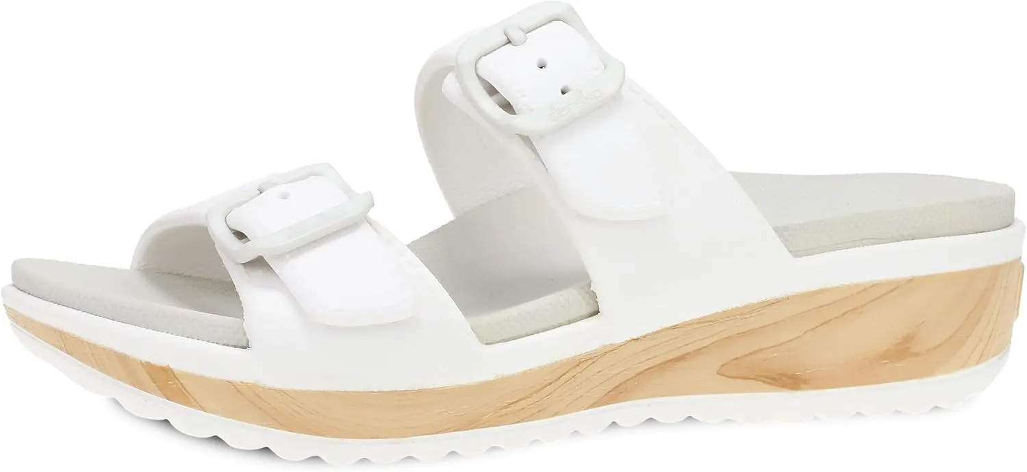Dansko Kandi Slip-On Adjustable Sandal for Women – Lightweight and Durable, Easy Clean Molded EVA –Natural Arch Technology for Added Support