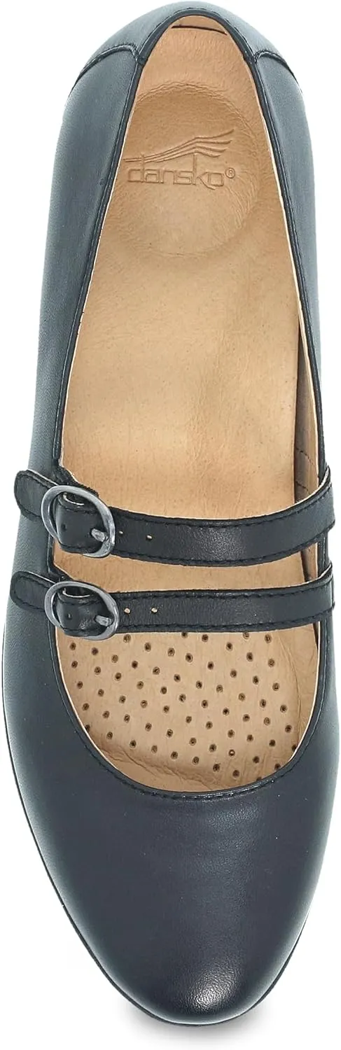 Dansko Leeza Ballerina Flats for Women - Comfortable Flat Shoes with Arch Support - Versatile Casual to Dressy Footwear - Lightweight Rubber Outsole