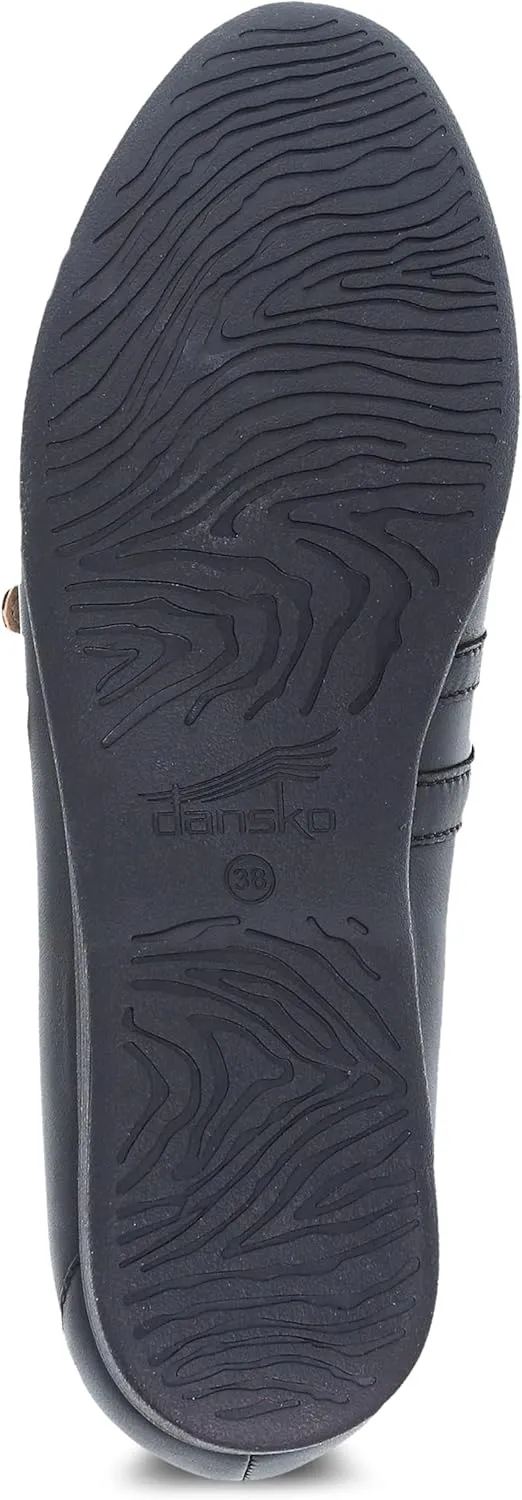 Dansko Leeza Ballerina Flats for Women - Comfortable Flat Shoes with Arch Support - Versatile Casual to Dressy Footwear - Lightweight Rubber Outsole
