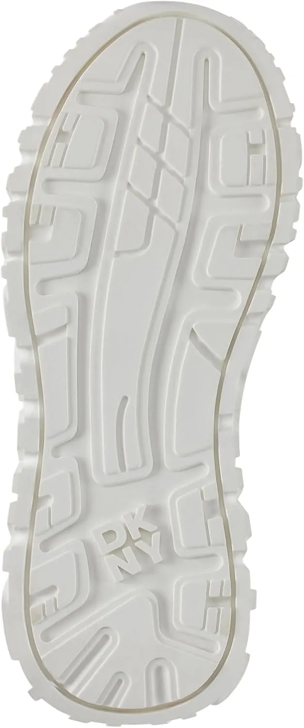 DKNY Women's Lakelyn Platform Sneaker with Side Zipper