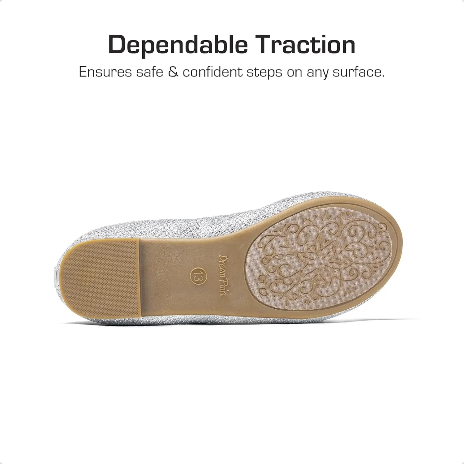 DREAM PAIRS Girls Dress Shoes Girl's Ballerina Flat Ankle Strap Ballet Flats (Toddler/Little Kid/Big Kid)