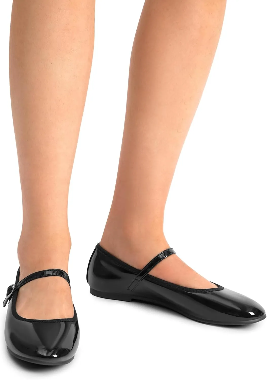 DREAM PAIRS Women's Ballet Flats Mary Jane Shoes, Round Toe Comfortable Dressy Casual Slip-on Work Daily Soft Flat Shoes