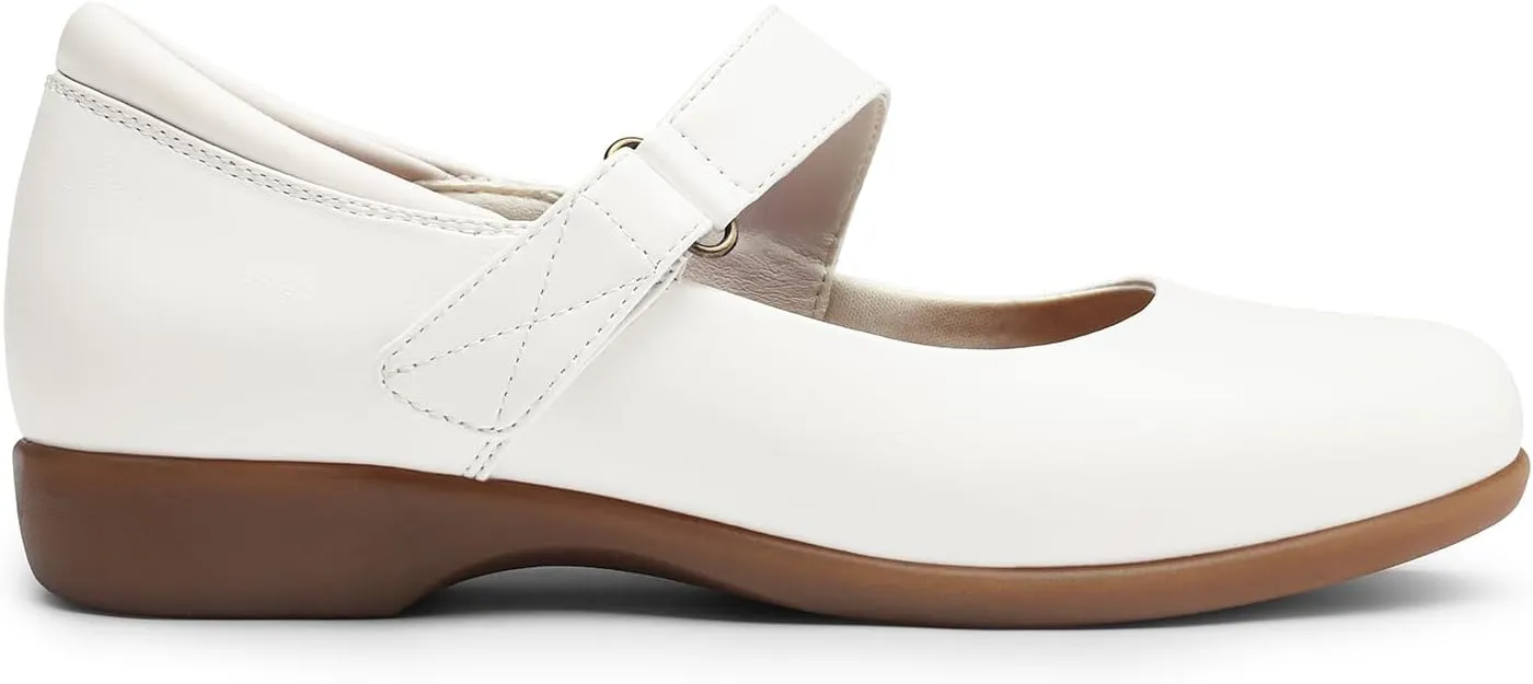 DREAM PAIRS Womens Ballet Mary Jane Flats, Comfortable Business Office Dress Shoes for Women Dressy and Work with Ankle Strap