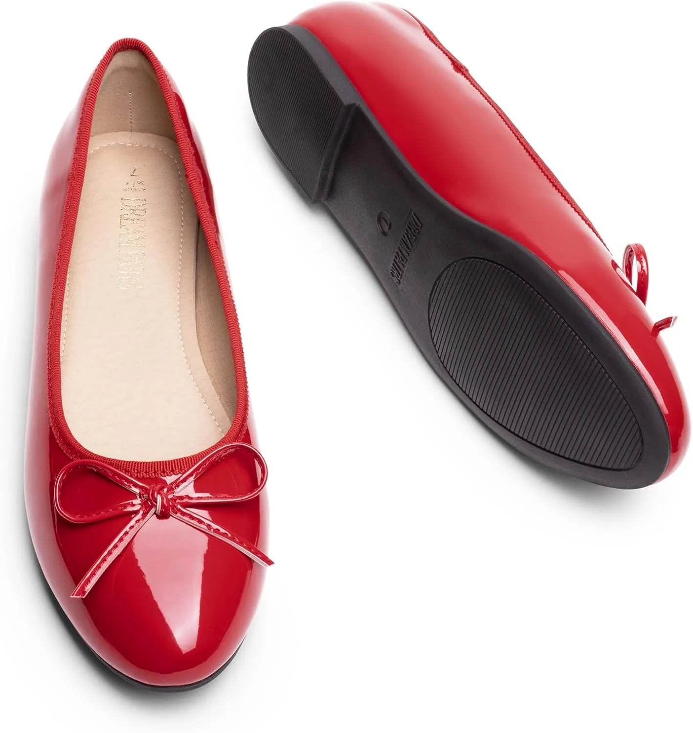 DREAM PAIRS Women's Flats, Round Toe Ballet Flats, Comfortable Slip-on Dressy Business Casual Work Office Ballerina Flat Dress Shoes